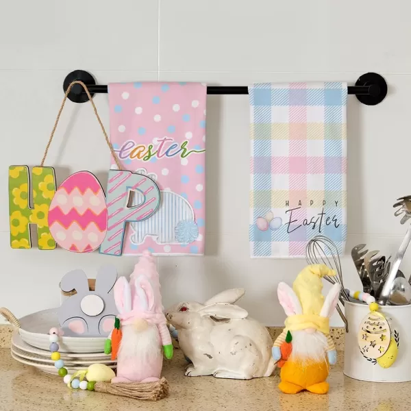 ARKENY Easter Kitchen Towels Set of 2Colorful Buffalo Plaid Bunny Eggs Dish Towels 18x26 Inch Drying DishclothFarmhouse Holiday Seasonal Spring Decorations AD246ARKENY Easter Kitchen Towels Set of 2Colorful Buffalo Plaid Bunny Eggs Dish Towels 18x26 Inch Drying DishclothFarmhouse Holiday Seasonal Spring Decorations AD246