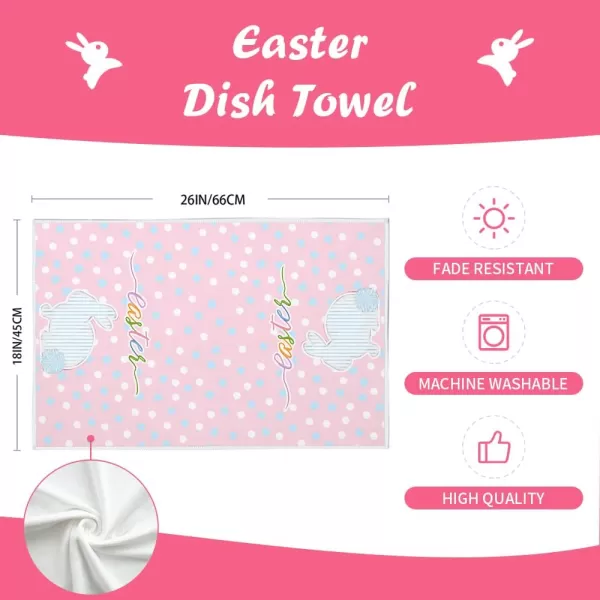 ARKENY Easter Kitchen Towels Set of 2Colorful Buffalo Plaid Bunny Eggs Dish Towels 18x26 Inch Drying DishclothFarmhouse Holiday Seasonal Spring Decorations AD246ARKENY Easter Kitchen Towels Set of 2Colorful Buffalo Plaid Bunny Eggs Dish Towels 18x26 Inch Drying DishclothFarmhouse Holiday Seasonal Spring Decorations AD246