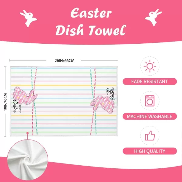 ARKENY Easter Kitchen Towels Set of 2Colorful Bunny Eggs Truck Dish Towels 18x26 Inch Drying DishclothFarmhouse Holiday Seasonal Spring Decorations AD248ARKENY Easter Kitchen Towels Set of 2Colorful Bunny Eggs Truck Dish Towels 18x26 Inch Drying DishclothFarmhouse Holiday Seasonal Spring Decorations AD248