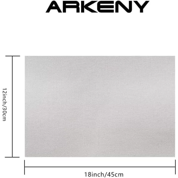 ARKENY Fall Thanksgiving Placemats 12x18 Inches Set of 4Pumpkin Sunflower Seasonal Burlap Stripe Farmhouse Indoor Kitchen Dining Table Autumn Decoration for Home Party AP12418Multicolor placemats 12X18 inch