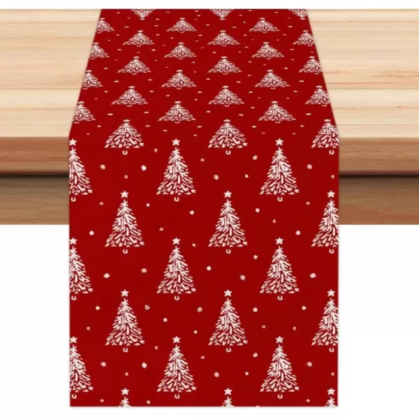 Red Color Table Runner - 13