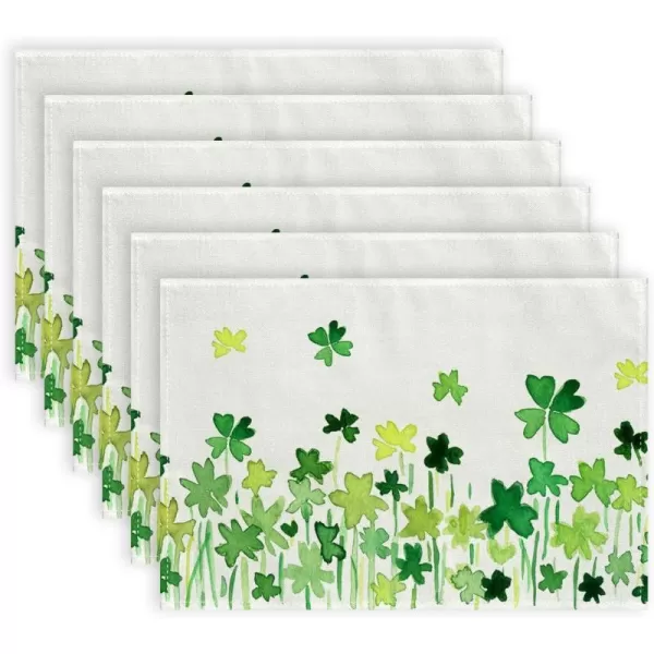 Apple Green Placemats Set of 6 - 12