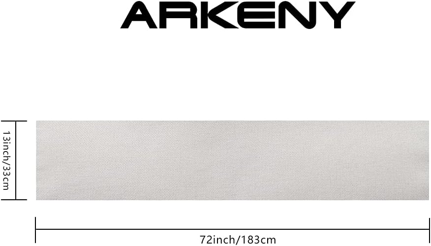 ARKENY Merry Christmas White Red Buffalo Plaid Floral Vase Leaves Holly Table Runner 13x72 Inches Long Farmhouse Indoor Outdoor Vintage Theme Gathering Dinner Party Holiday Decor AT014Red and Black