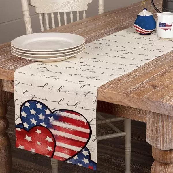 4th of July Decorations Table Runners 13x72 Inches Memorial Day American Flag Stars and Stripes Patriotic Love America Freedom Liberty Independence Day Decor AT2004th of July Decorations Table Runners 13x72 Inches Memorial Day American Flag Stars and Stripes Patriotic Love America Freedom Liberty Independence Day Decor AT200