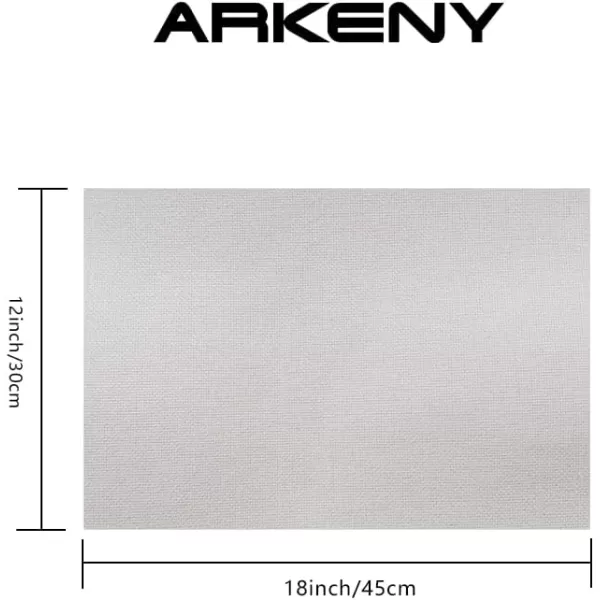 ARKENY Halloween Table Runner 13x72 Inches Black Bat Seasonal Farmhouse Indoor Kitchen Dining Table Decorations for Home Party AT02572Offwhite Placemats Set of 4  12X18