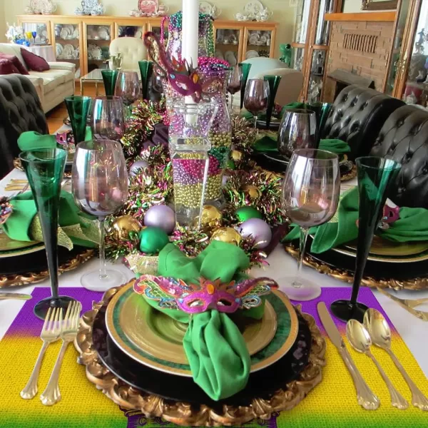 ARKENY Mardi Gras Placemat 12 x 18 Inch Purple Green Yellow Gradient Watercolor Crown Theme Set of 4 for Dining Table Spring Holiday Rustic Farmhouse Table MatARKENY Mardi Gras Placemat 12 x 18 Inch Purple Green Yellow Gradient Watercolor Crown Theme Set of 4 for Dining Table Spring Holiday Rustic Farmhouse Table Mat