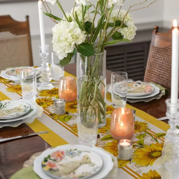 ARKENY Summer Yellow Sunflower Butterfly Table Runner 13x72 InchesSeasonal Burlap Farmhouse Indoor Kitchen Dining Table Decoration for Home PartyARKENY Summer Yellow Sunflower Butterfly Table Runner 13x72 InchesSeasonal Burlap Farmhouse Indoor Kitchen Dining Table Decoration for Home Party