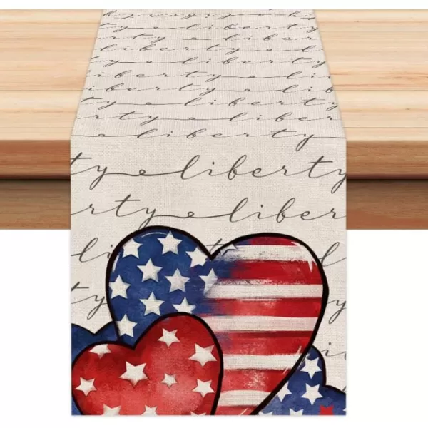 4th of July Decorations Table Runners 13x72 Inches Memorial Day American Flag Stars and Stripes Patriotic Love America Freedom Liberty Independence Day Decor AT2004th of July Decorations Table Runners 13x72 Inches Memorial Day American Flag Stars and Stripes Patriotic Love America Freedom Liberty Independence Day Decor AT200