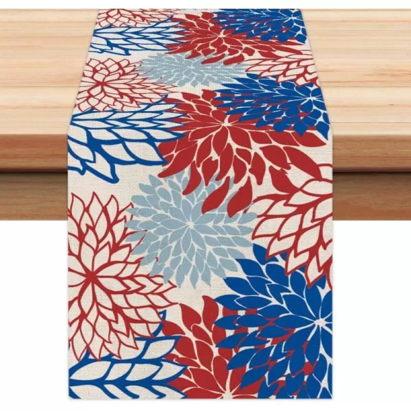 4th of July Decorations Table Runners 13x72 Inches Memorial Day American Patriotic Flower America Freedom Liberty Independence Day Decor AT2164th of July Decorations Table Runners 13x72 Inches Memorial Day American Patriotic Flower America Freedom Liberty Independence Day Decor AT216