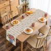 image4th of July Decorations Table Runners 13x72 Inches Memorial Day American Flag Stars and Stripes Patriotic Flower Love America Freedom Liberty Independence Day Decor AT199