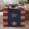 imageARKENY 4th of July Memorial Day Table Runner 48x13 Inches American Flag Stars Stripe Holiday Farmhouse Burlap Indoor Kitchen Dining Patriotic Independence Table Decor for Home PartyTable Runner  13X72