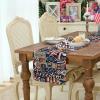 imageARKENY 4th of July Patriotic Table Runner 72 Inches Blue Freedom Sign American Independence Day Holiday Home Coffee Table Dining Farmhouse Party Tabletop Decoration AT42872