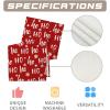 imageARKENY Christmas Red Table Runner 13x72 Inches Ho Winter Holiday Indoor Outdoor Table Decoration for HomeTable Runner  13X72