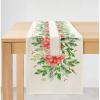 imageARKENY Christmas Floral Leaf Table Runner 13x72 Inches Winter Holiday Indoor Outdoor Table Decoration for Home