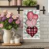 imagePink Buffalo Plaid Heart Love Valentines Day Kitchen Towels Set of 2Leaves Dish Hand Towels Holiday Anniversary Wedding Seasonal Decorations DD057Pink
