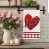 imageRed Buffalo Plaid Love Valentines Day Kitchen Towels Set of 2Heart Dish Hand Towels Holiday Anniversary Wedding Seasonal Decorations DD059