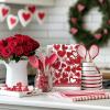 imageRed Buffalo Plaid Love Valentines Day Kitchen Towels Set of 2Heart Dish Hand Towels Holiday Anniversary Wedding Seasonal Decorations DD059