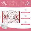 imageRed Love Valentines Day Kitchen Towels Set of 2Heart Tree Dish Hand Towels Holiday Anniversary Wedding Seasonal Decorations DD058