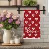 imageValentines Day Kitchen Towels Set of 2Red Love Heart Dish Hand Towels HolidayAnniversary Wedding Seasonal Decorations DD055