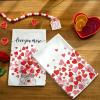 imagePink Love Vase Valentines Day Kitchen Towels Set of 2Heart Dish Hand Towels Holiday Anniversary Wedding Seasonal Decorations DD067