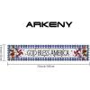 imageARKENY 4th of July Patriotic Table Runner 72 Inches Red Floral Flag American Independence Day Holiday Home Coffee Table Dining Farmhouse Party Tabletop Decoration AT41672