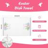 imageARKENY Easter Kitchen Towels Set of 2Colorful Polka Dot Bunny Leaves Dish Towels 18x26 Inch Drying DishclothFarmhouse Holiday Seasonal Spring Decorations AD258