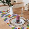 imageLGBTQ Pride Decorations Rainbow Stripes Table Runner 13 x 72 Inch Love Wins Gay Lesbian Pansexual Party Decor Rustic Vintage AT276