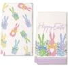 imageARKENY Easter Kitchen Towels Set of 2Colorful Polka Dot Bunny Leaves Dish Towels 18x26 Inch Drying DishclothFarmhouse Holiday Seasonal Spring Decorations AD258