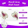 imageARKENY Mardi Gras Kitchen Towels for Mardi Gras Decor Crawfish Decorations Beads Dish Towels 18x26 Inch Bar Drying Cloth Tea Sign Hand Towel for Mardi Gras Carnival Decorations Set of 2 AD051