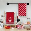 imageARKENY Valentine Day Kitchen Towels Set of 2Pink Heart Arrow Love Your More Sign Dish Towels 18x26 Inch Drying DishclothFarmhouse Home Wedding Decoration AD171