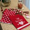 imageARKENY Valentine Day Kitchen Towels Set of 2Pink Heart Arrow Love Your More Sign Dish Towels 18x26 Inch Drying DishclothFarmhouse Home Wedding Decoration AD171