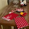 imageARKENY Valentine Day Kitchen Towels Set of 2Pink Heart Arrow Love Your More Sign Dish Towels 18x26 Inch Drying DishclothFarmhouse Home Wedding Decoration AD171