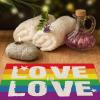 imageLGBTQ Pride Decorations Rainbow Stripes Placemats 12 x 18 Inch Set of 4 Gay Lesbian Pansexual Party Decor Rustic Vintage Washable Table Mats AP152