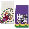 imageARKENY Mardi Gras Kitchen Towels for Mardi Gras Decor Crawfish Decorations Beads Dish Towels 18x26 Inch Bar Drying Cloth Tea Sign Hand Towel for Mardi Gras Carnival Decorations Set of 2 AD051