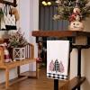 imageARKENY Christmas Kitchen Towels Set of 2Black Buffalo Plaid Xmas Tree Dish Towels 18x26 Inch Drying DishclothFarmhouse Home Decoration AD008Pink