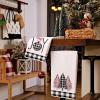 imageARKENY Christmas Kitchen Towels Set of 2Black Buffalo Plaid Xmas Tree Dish Towels 18x26 Inch Drying DishclothFarmhouse Home Decoration AD008Pink
