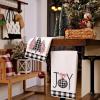 imageARKENY Christmas Kitchen Towels Set of 2Black Buffalo Plaid Xmas Tree Dish Towels 18x26 Inch Drying DishclothFarmhouse Home Decoration AD008Pink