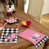 imageARKENY Mothers Day Kitchen Towels Set of 2Black Buffalo Plaid Check Bowknot Dish Towels 18x26 Inch Drying DishclothFarmhouse Home Wedding Decoration AD154