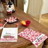 imageARKENY Mothers Day Kitchen Towels Set of 2Pink Flower Love Truck Dish Towels 18x26 Inch Drying DishclothFarmhouse Home Wedding Decoration AD176