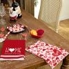 imageARKENY Mothers Day Kitchen Towels Set of 2Pink Heart Sweet Home Sign Dish Towels 18x26 Inch Drying DishclothFarmhouse Home Wedding Decoration AD175