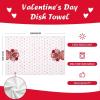 imageARKENY Mothers Day Kitchen Towels Set of 2Pink Rose Love Vase Dish Towels 18x26 Inch Drying DishclothFarmhouse Home Wedding Decoration AD177