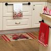 imageARKENY Mothers Day Kitchen Towels Set of 2Red Rose Love Dish Towels 18x26 Inch Drying DishclothFarmhouse Home Decoration AD137