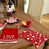 imageARKENY Mothers Day Kitchen Towels Set of 2White Heart Love Forever Sign Dish Towels 18x26 Inch Drying DishclothFarmhouse Home Wedding Decoration AD172