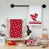 imageARKENY Mothers Day Kitchen Towels Set of 2White Heart Love Sign Dish Towels 18x26 Inch Drying DishclothFarmhouse Home Wedding Decoration AD183