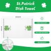 imageARKENY St Patricks Day Polka dot Shamrock Kitchen Towels Dish Towels St Patricks Day Decorations for Home Dcor Drying Cloth Luck Sign 18x26 Inch Hand Towel for Cooking Set of 2