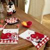 imageARKENY Valentines Day Kitchen Towels Red Heart Dish Towels 18x26 Inch Ultra Absorbent Wedding Drying Cloth Gnome Sign Hand Towel for Valentine Decorations Set of 2
