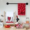 imageARKENY Valentines Day Kitchen Towels Set of 2Pink Heart I Love U Sign Dish Towels 18x26 Inch Drying DishclothFarmhouse Home Wedding Decoration AD150Red I Love U