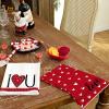 imageARKENY Valentines Day Kitchen Towels Set of 2Pink Heart I Love U Sign Dish Towels 18x26 Inch Drying DishclothFarmhouse Home Wedding Decoration AD150Red I Love U
