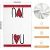 imageARKENY Valentines Day Kitchen Towels Set of 2Pink Heart I Love U Sign Dish Towels 18x26 Inch Drying DishclothFarmhouse Home Wedding Decoration AD150Red I Love U