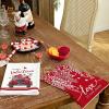 imageARKENY Valentines Day Kitchen Towels Set of 2Red Buffalo Plaid Truck Love Leaves Dish Towels 18x26 Inch Drying DishclothFarmhouse Home Wedding Decoration AD167